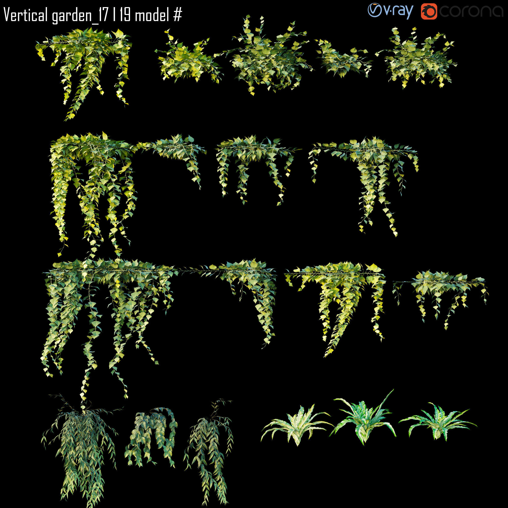 Vertical garden 17 3D model_1