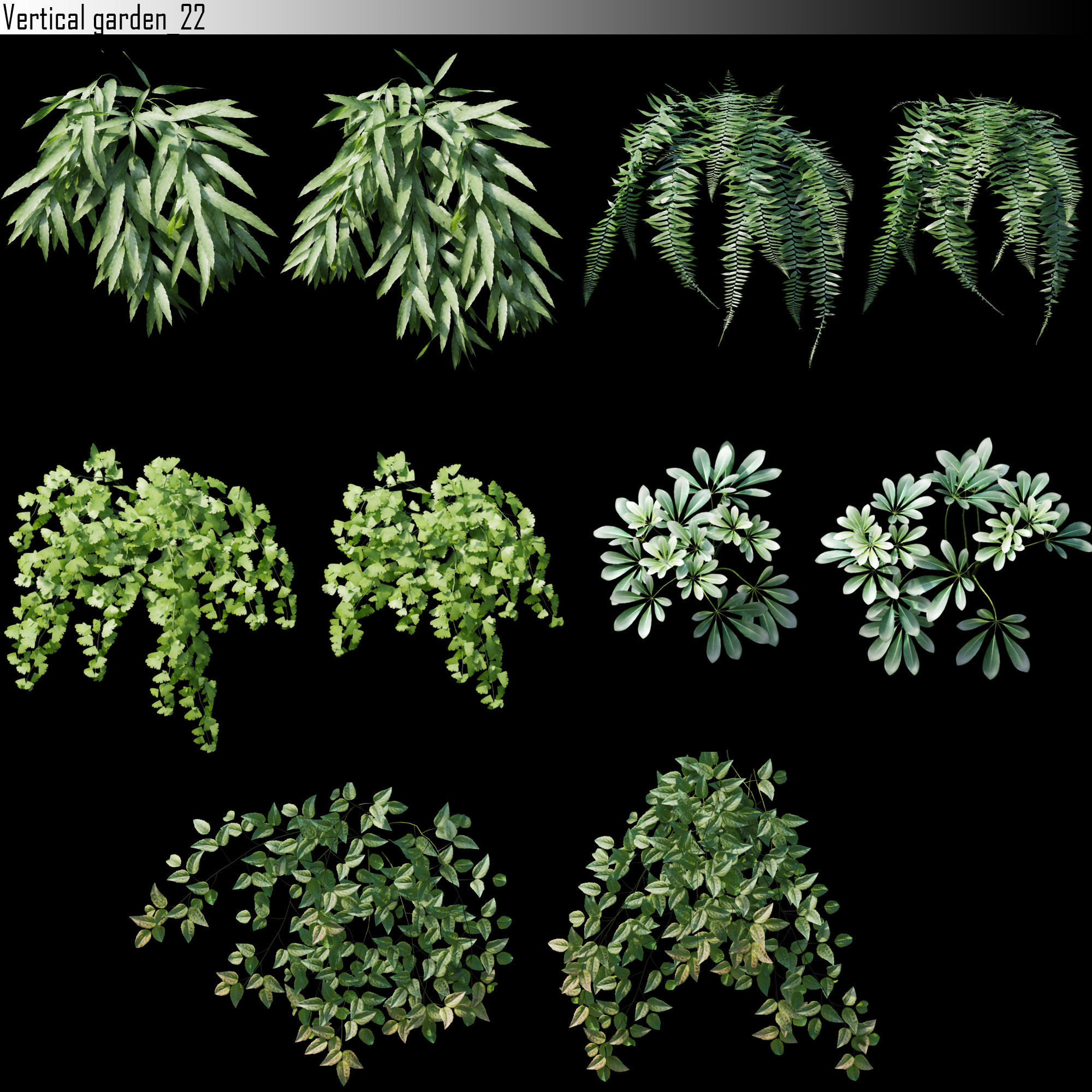 Vertical garden 22 3D model_1