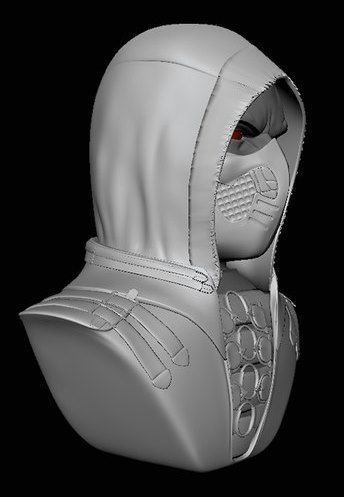 MORTAL KOMBAT SCORPION 3D MODEL 3 D PRINT 3D model_2