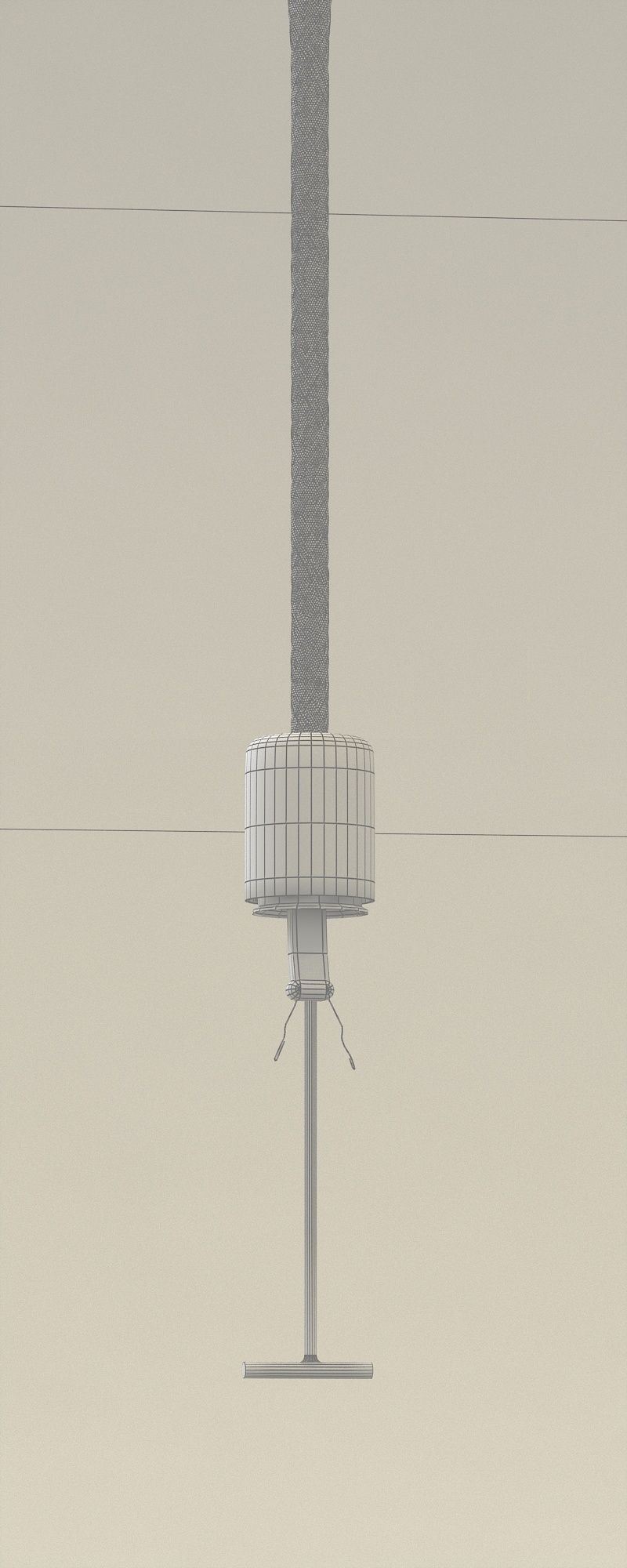 vintage christmas light 3D model_3