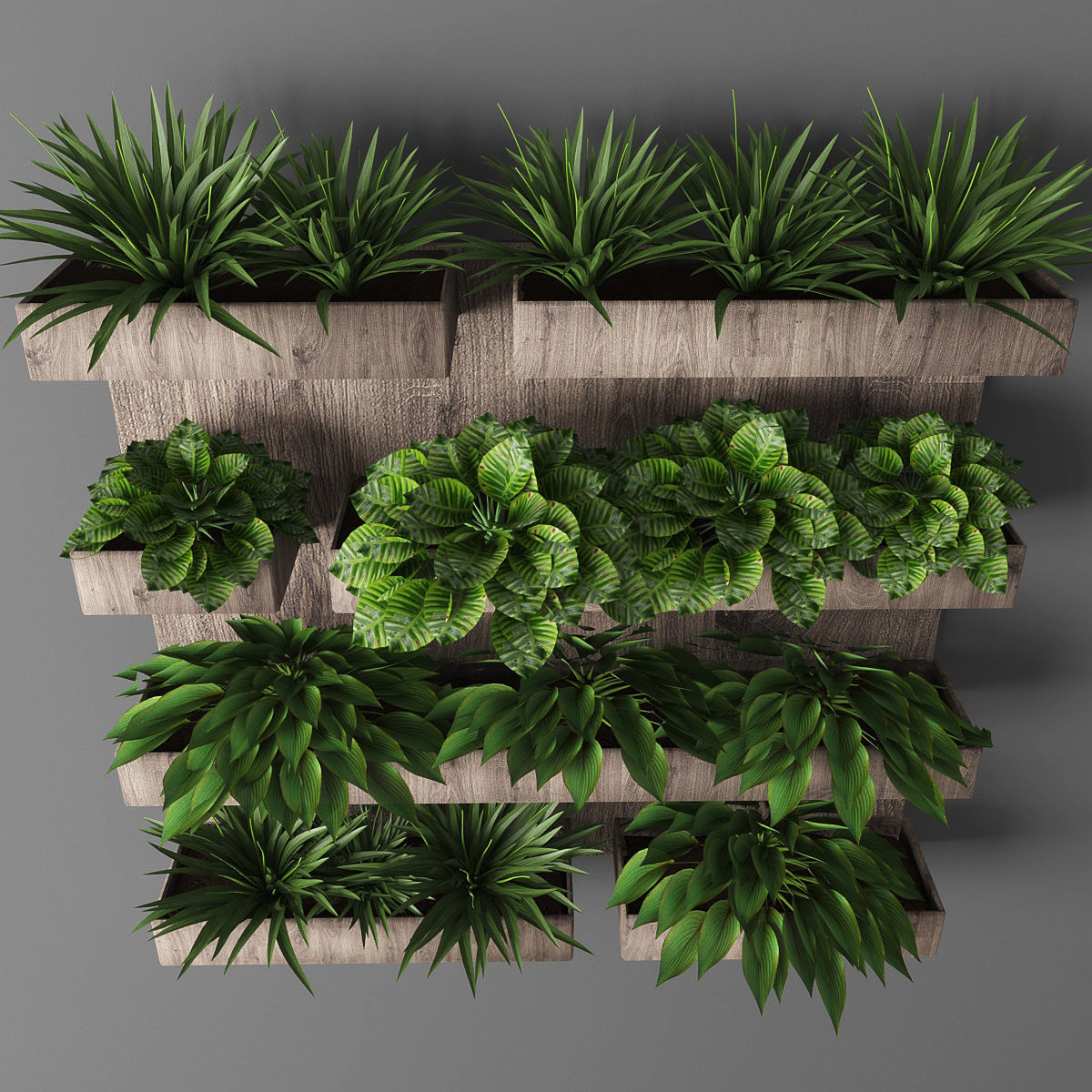 Vertical garden 32 3D model_1