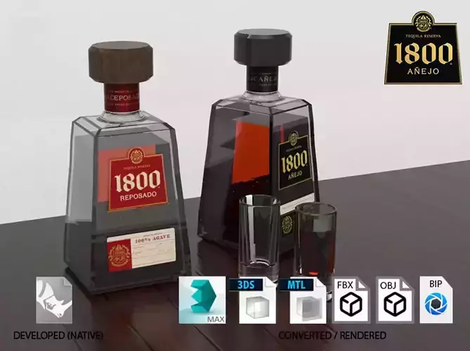 Tequila 1800 Bottle