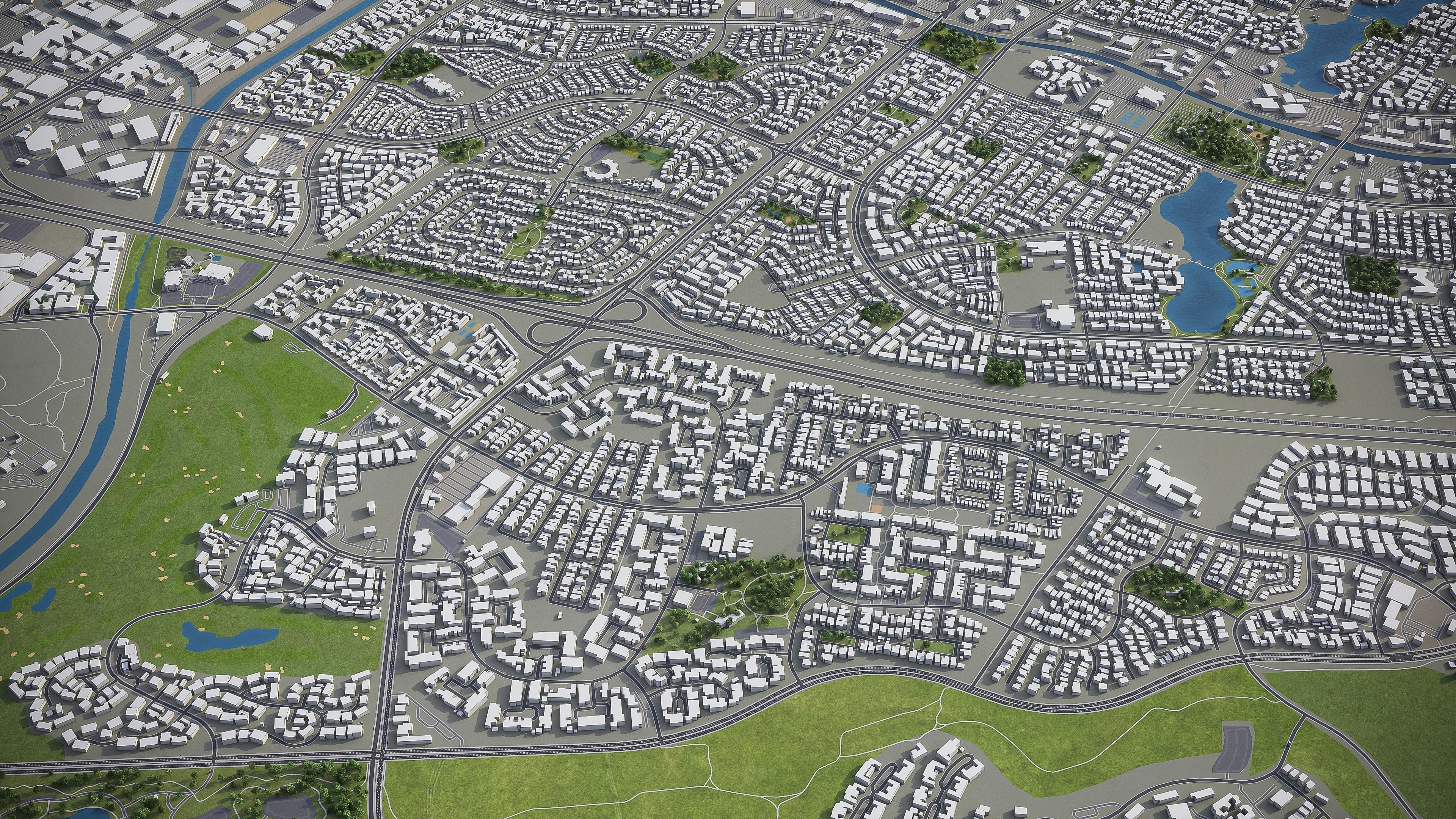 Irvine  Low-poly 3D model_2