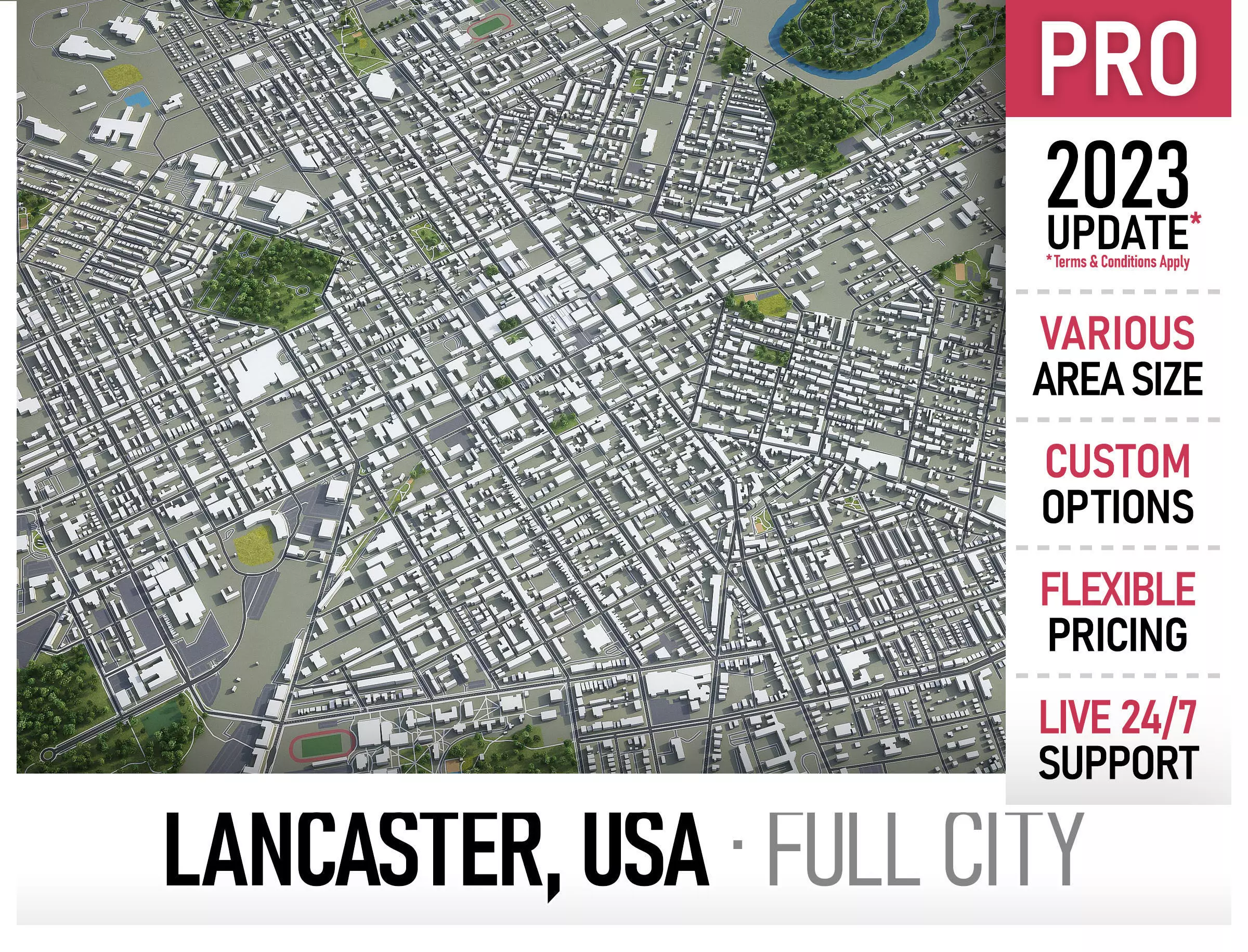 Lancaster   Low-poly 3D model_0