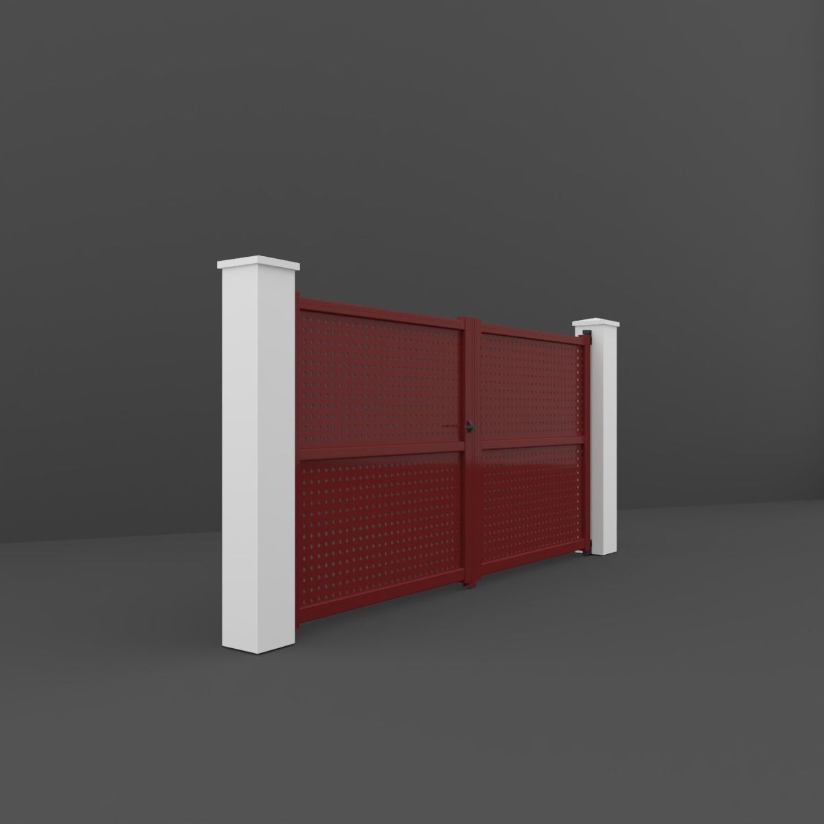 Outdoor Gate 3D model_1