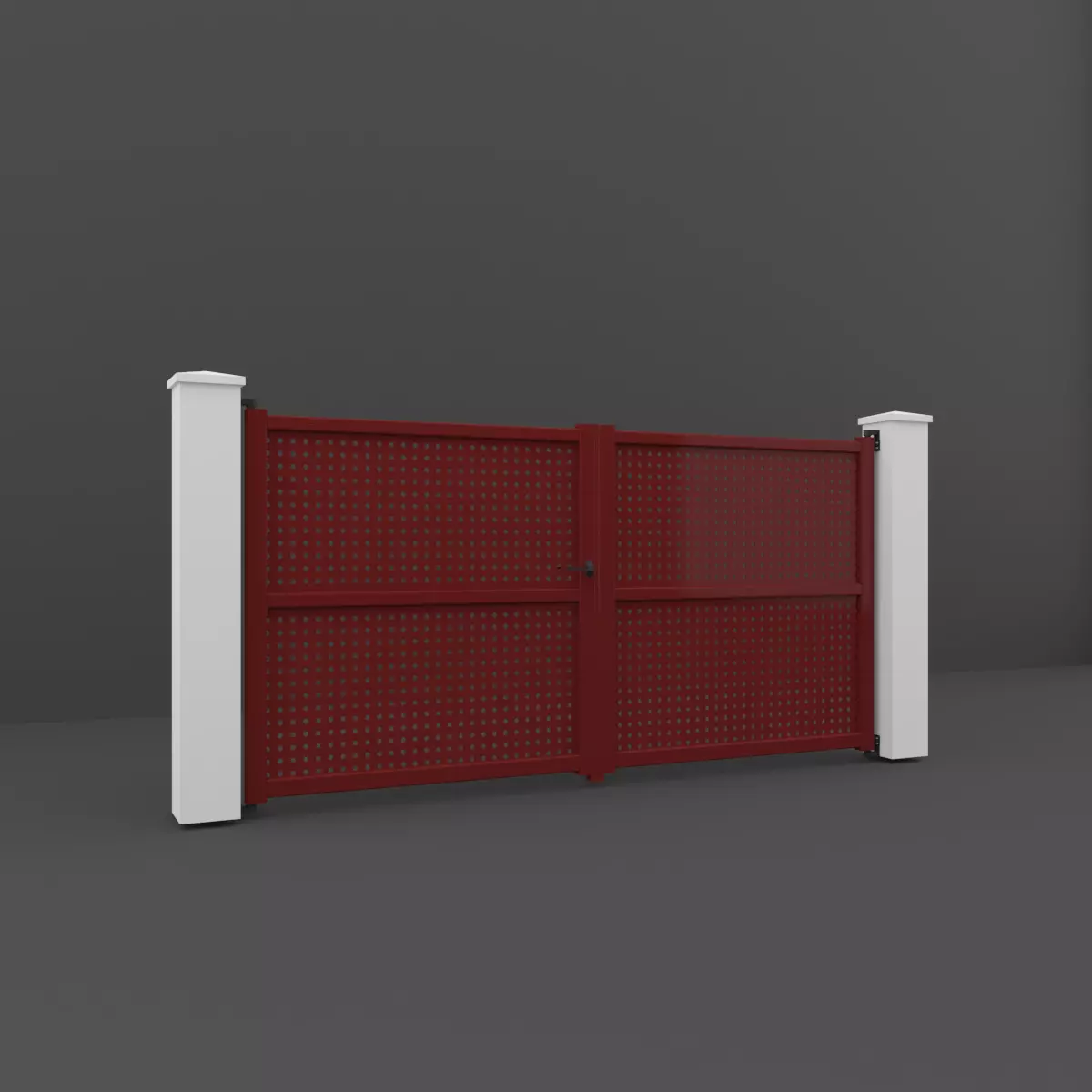 Outdoor Gate 3D model_0