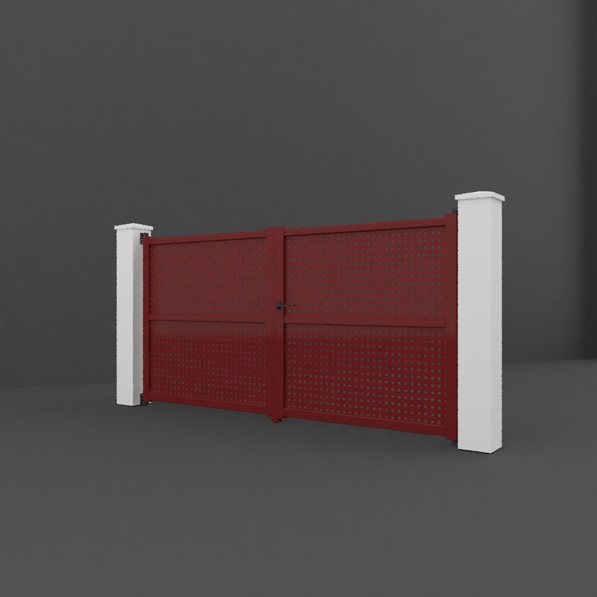 Outdoor Gate 3D model_6