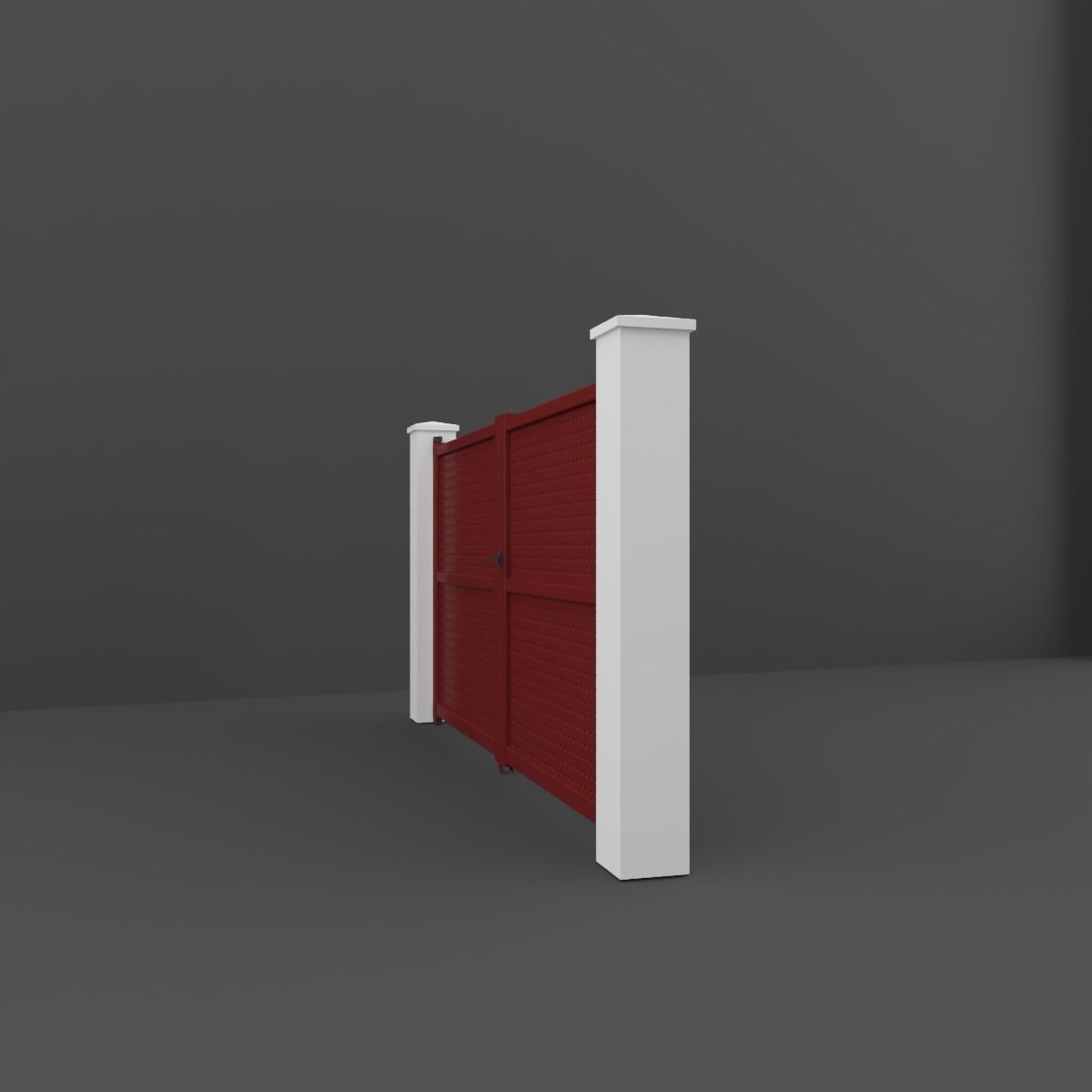 Outdoor Gate 3D model_5