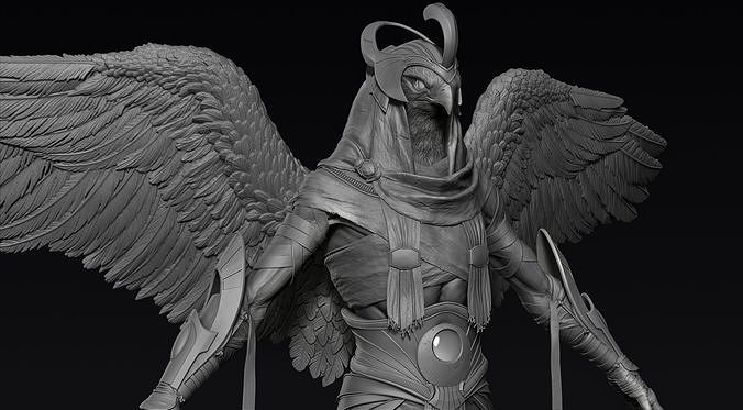 Horus Zbrush Concept 3D model