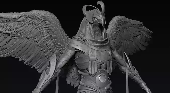 Horus Zbrush Concept 3D model