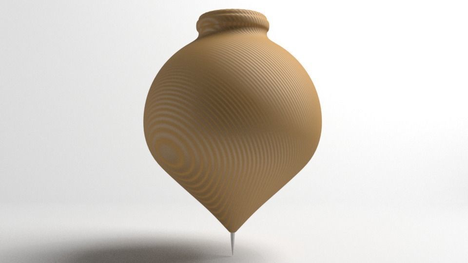 Spinning Top 1 3D model_1