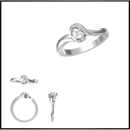 JCD Format Vintage solitaire rings jewelry cam