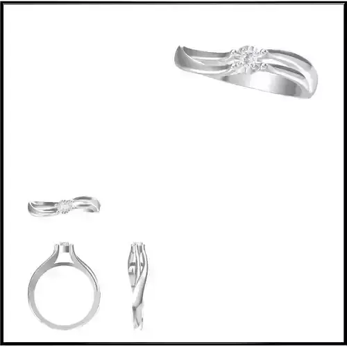 JCD Format Vintage solitaire rings for sale jewelry files