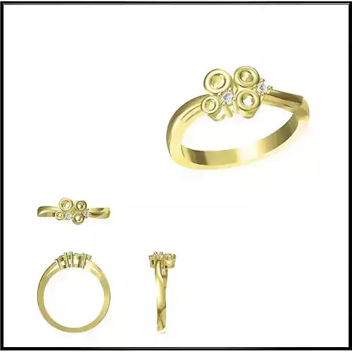 JCD Format Vintage solitaire rings cad Diamond jewellery design