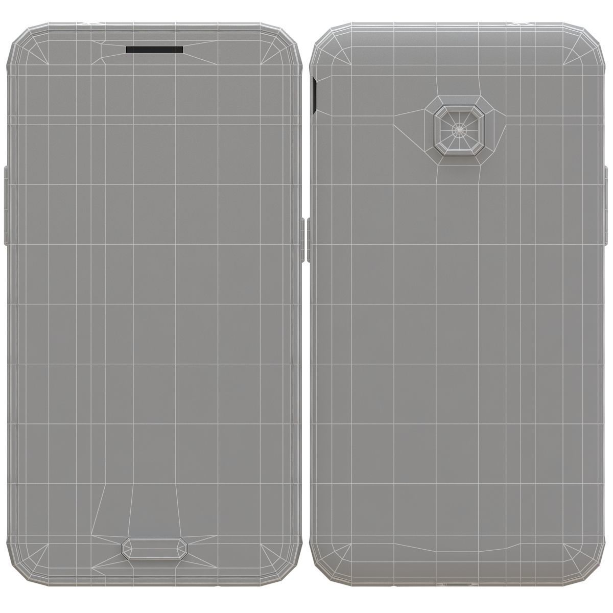 Samsung Galaxy J1 2016 all color 3D model_37