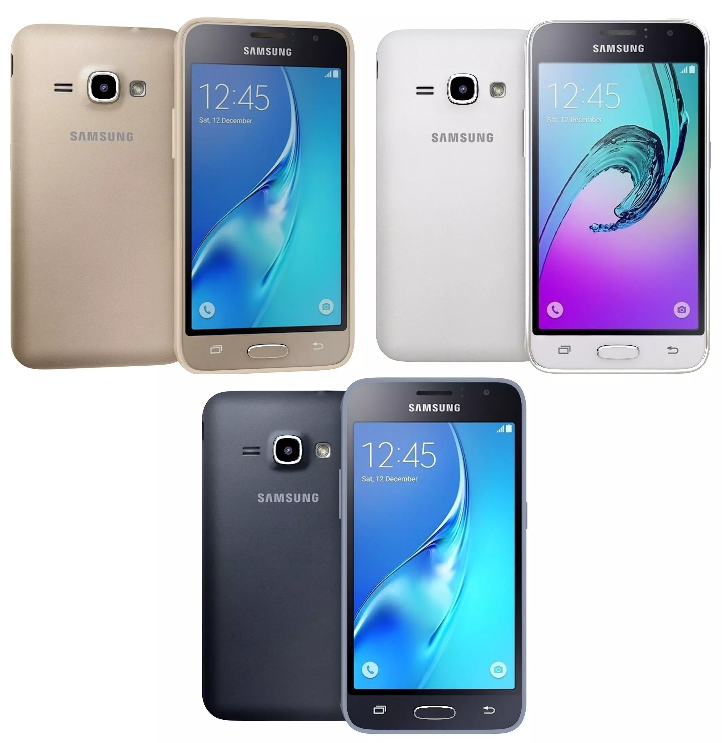 Samsung Galaxy J1 2016 all color 3D model_0