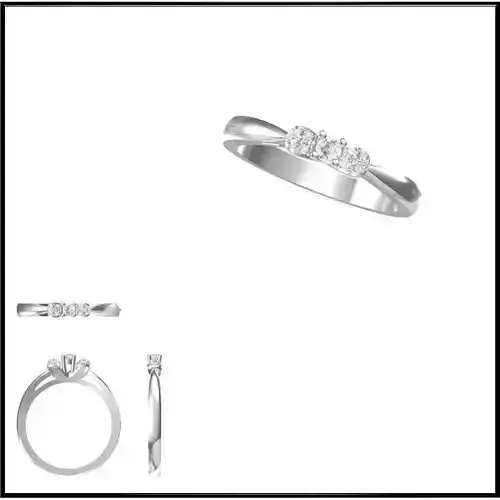 JCD Format Unique solitaire rings ring cad