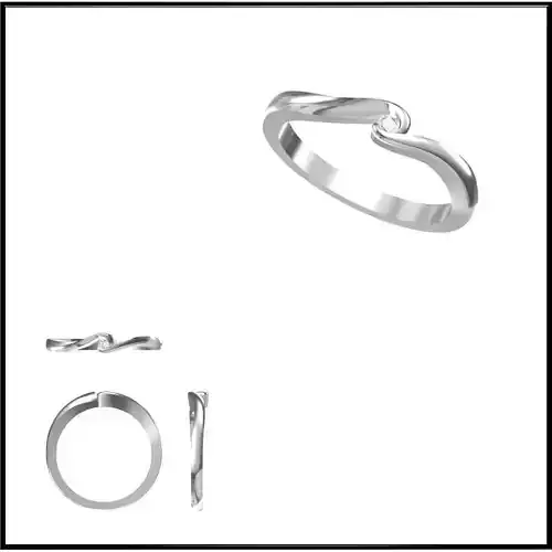 JCD Format Unique solitaire rings rhinoceros  jewelry design