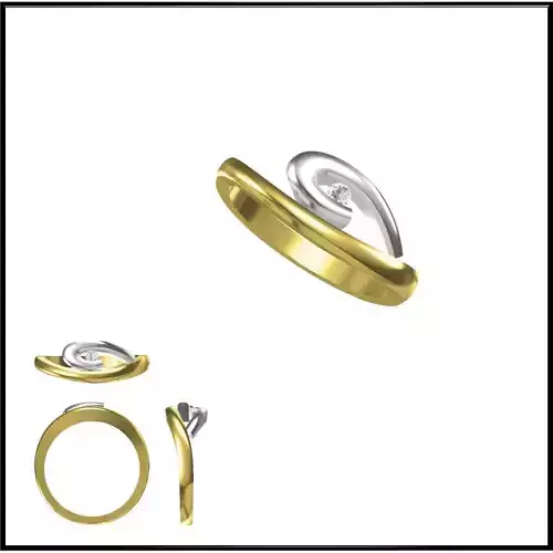 JCD Format Unique solitaire rings  jewelry