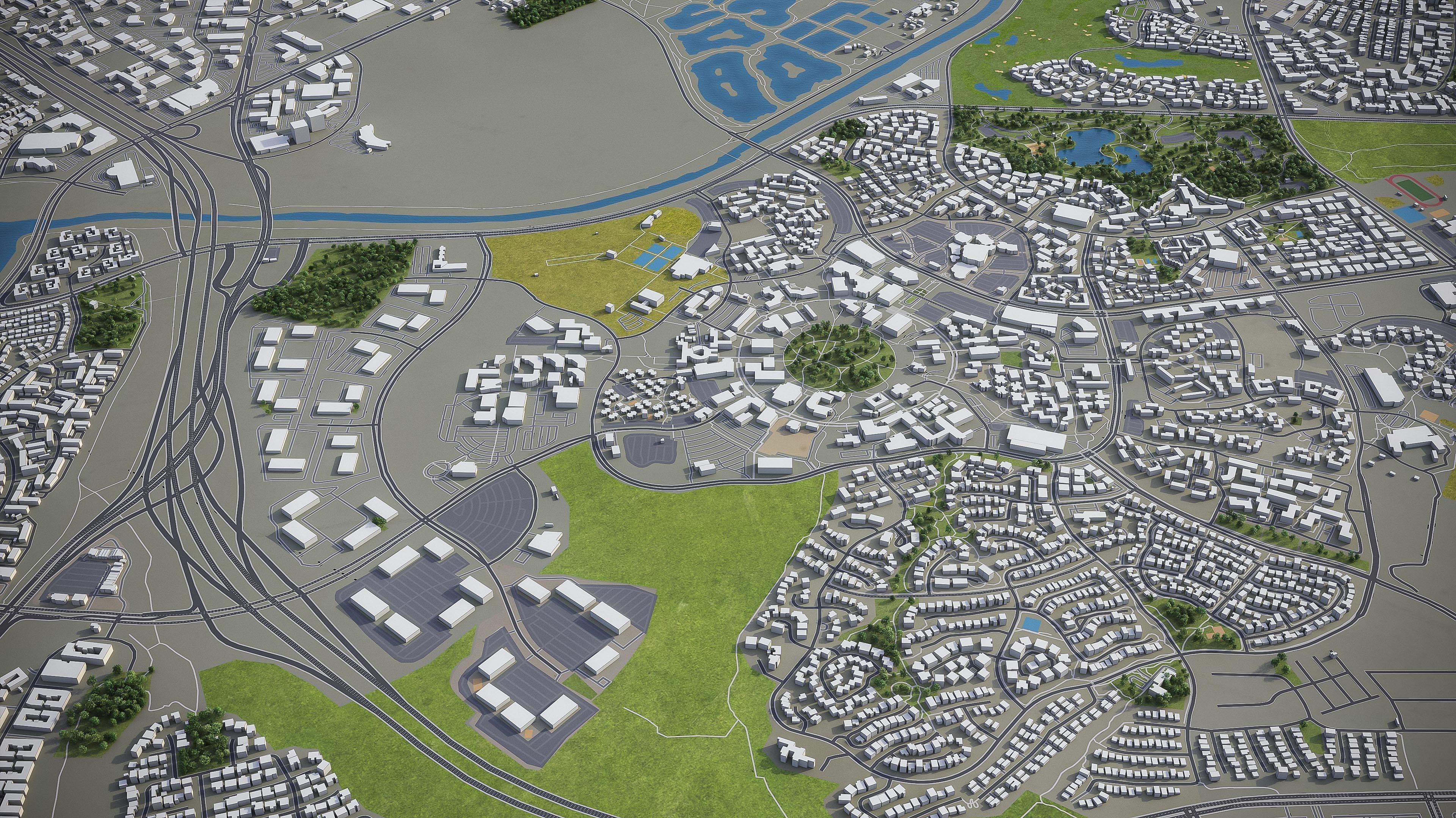 Newport Beach  Low-poly 3D model_2