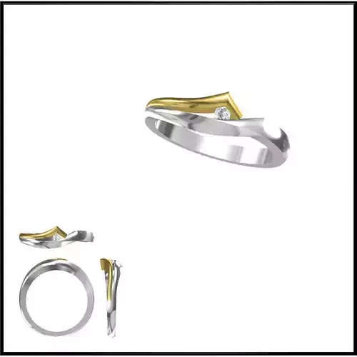 JCD Format Unique solitaire rings  cad jewelry design