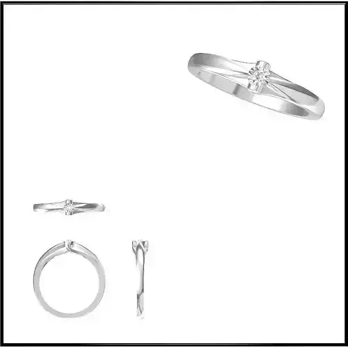 JCD Format Minimalist solitaire rings types of jewelry files