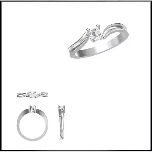 JCD Format Minimalist solitaire rings jewelry cad programs