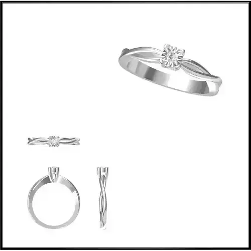 JCD Format Minimalist solitaire rings for sale  jewelry files
