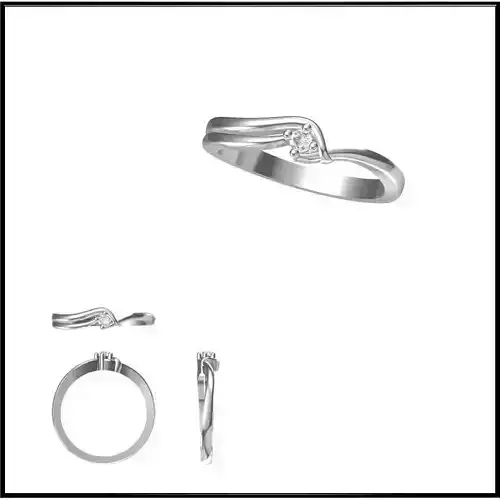 JCD Format Minimalist solitaire rings autodesk jewelry design