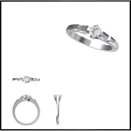 JCD Format Mens solitaire rings jewelry cad cam masters