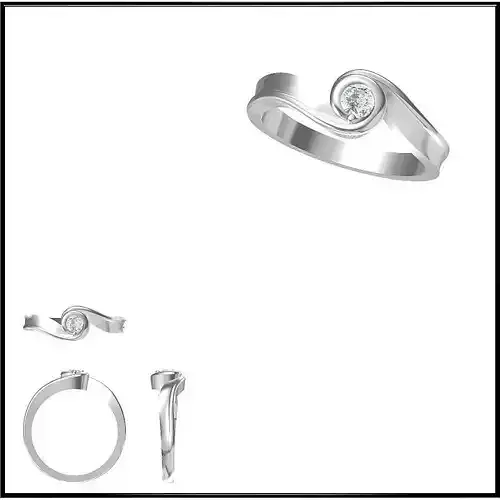 JCD Format Mens solitaire rings autodesk jewelry design