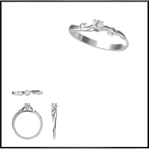 JCD Format  Diamond solitaire rings jewelry