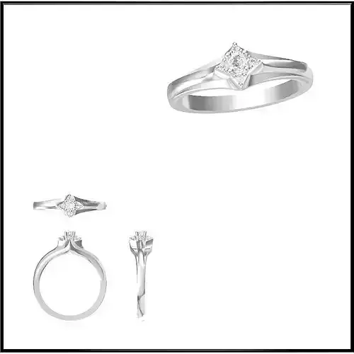 JCD Format  Diamond solitaire rings jewelcad