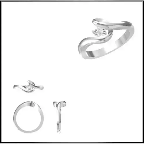 JCD Format Cheap solitaire rings jewelry cad cam masters