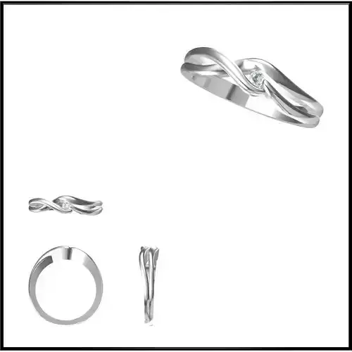 JCD Format Cheap solitaire rings jewelry cad