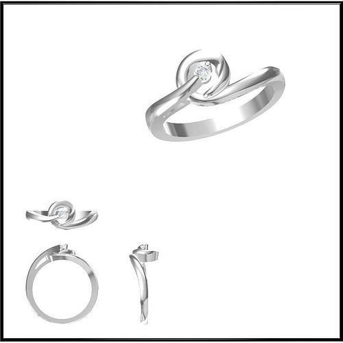 JCD Format  Cheap solitaire rings cad jewellery design course 3D print model