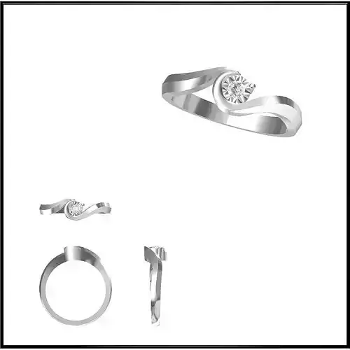 JCD Format  Cheap solitaire rings cad cam jewelry design