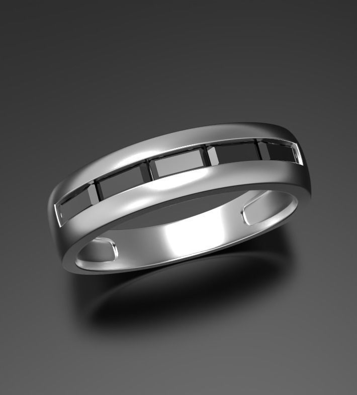 Shining ring 3D print model_0