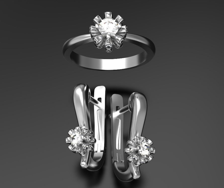 Shining set 3D print model_3