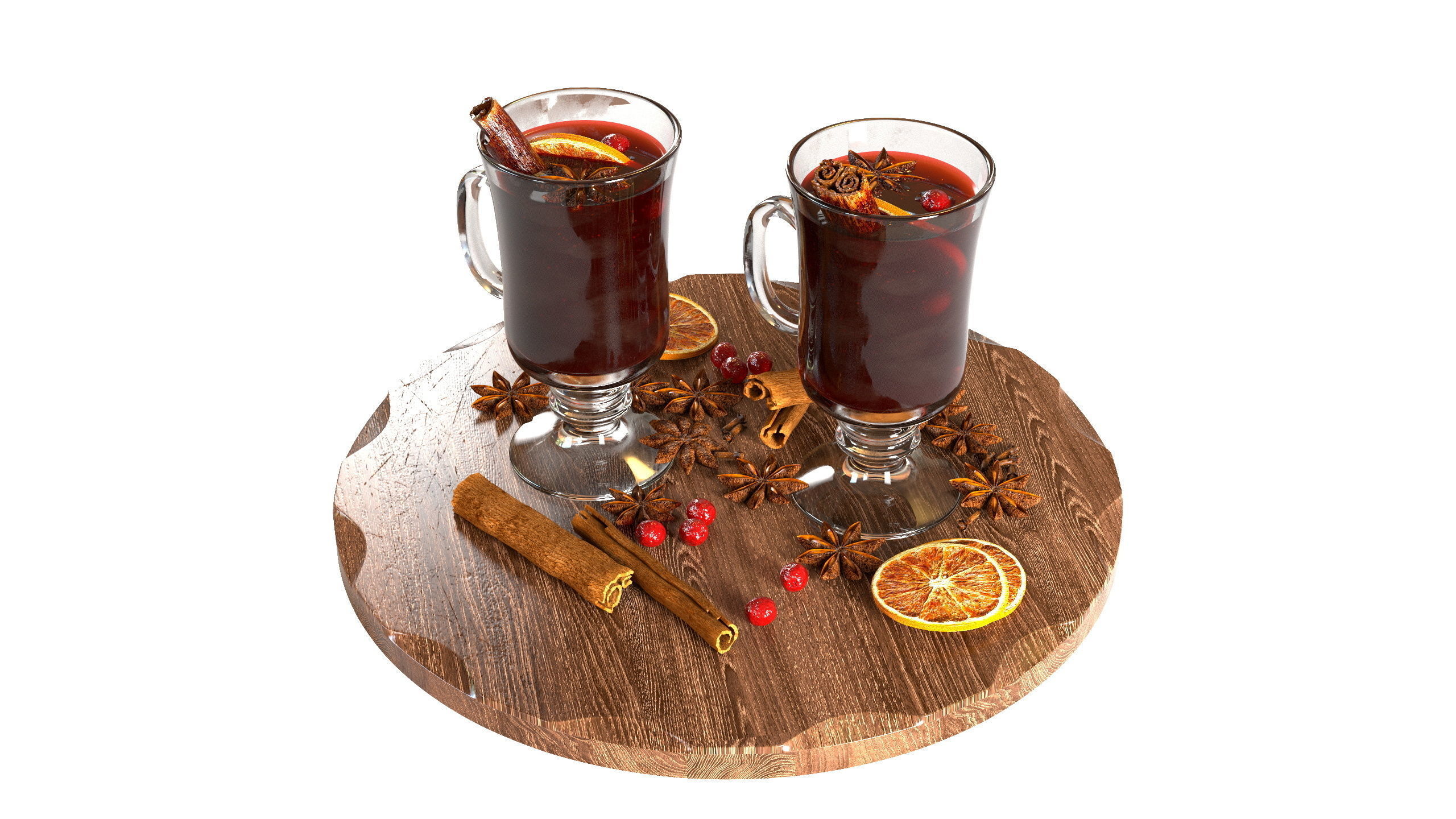 Mulled wine cups 3D model_11