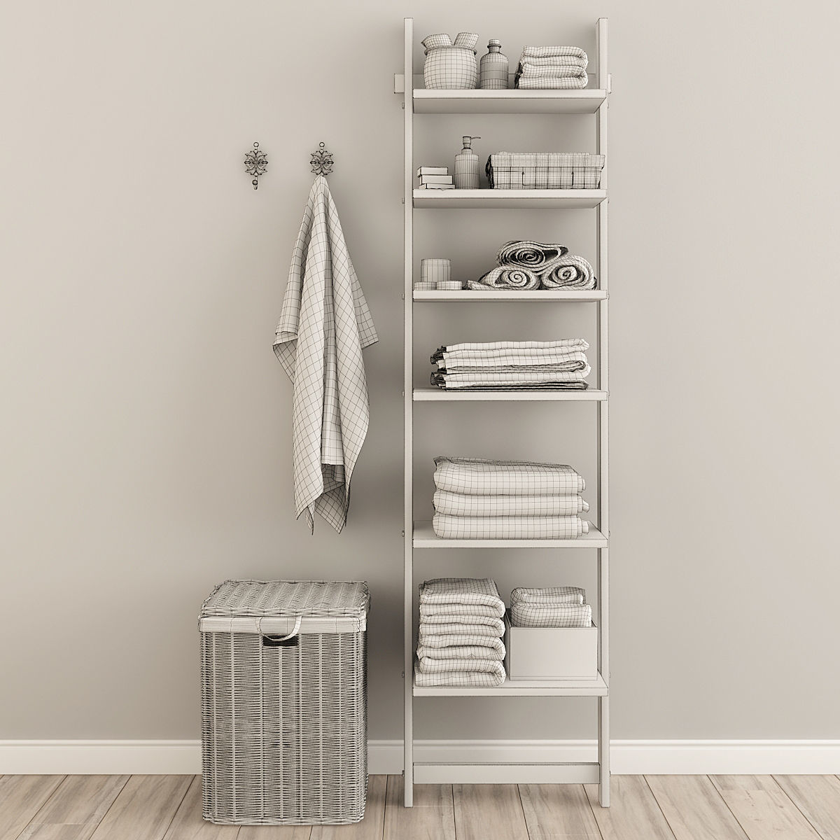 Decor for Bathrooms 2 3D model_5