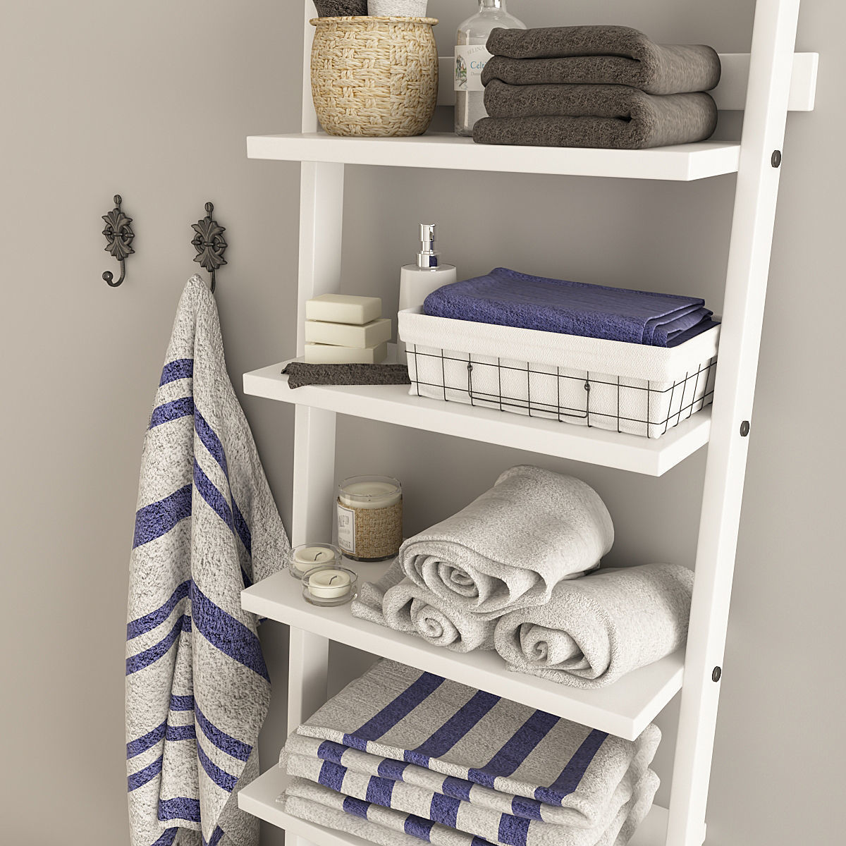 Decor for Bathrooms 2 3D model_2