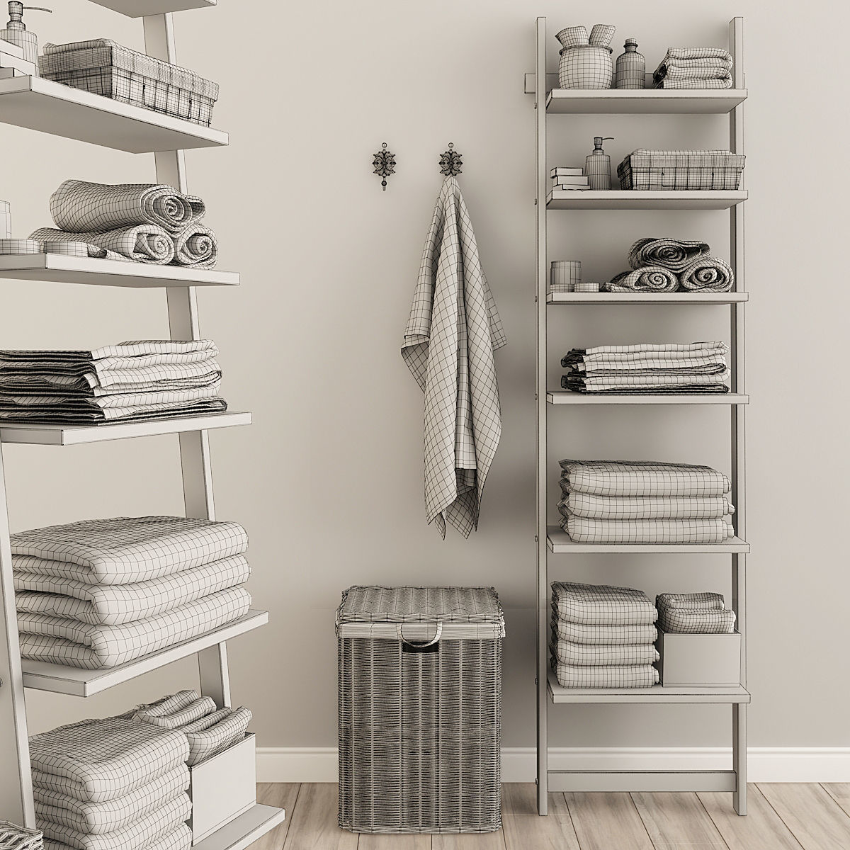 Decor for Bathrooms 2 3D model_1