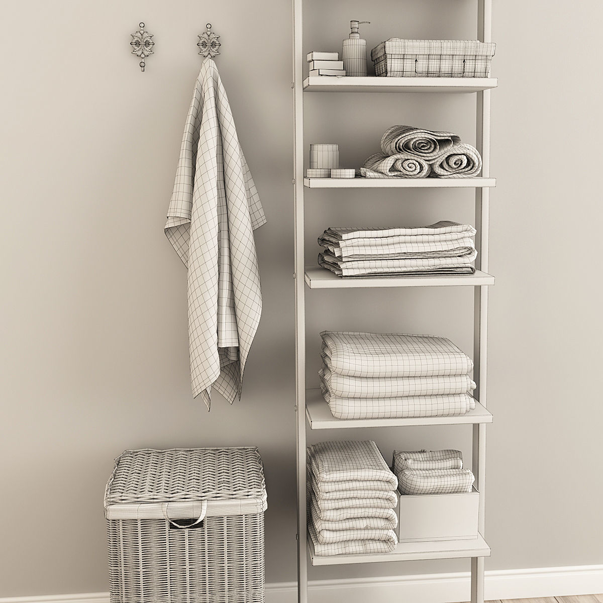 Decor for Bathrooms 2 3D model_11