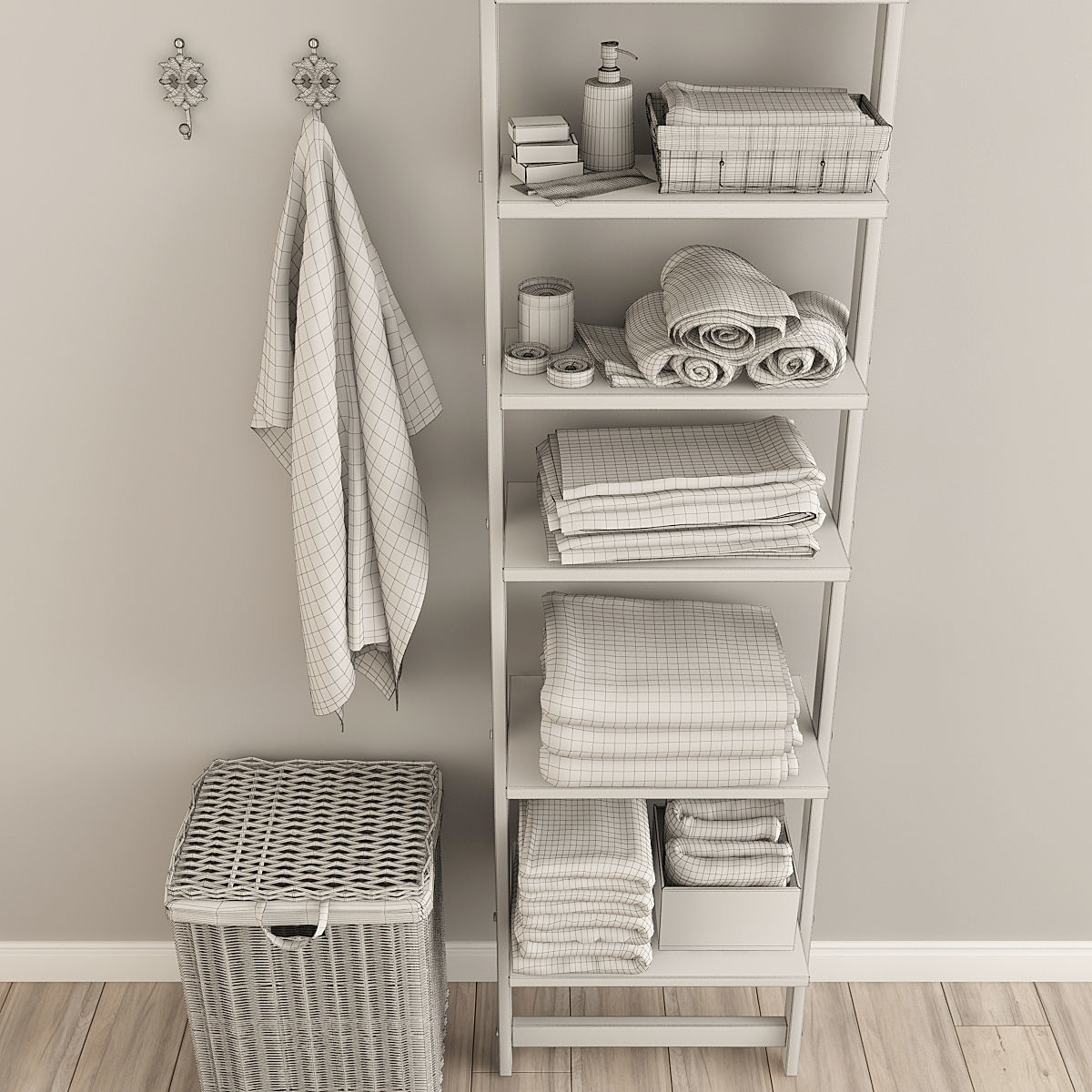 Decor for Bathrooms 2 3D model_9