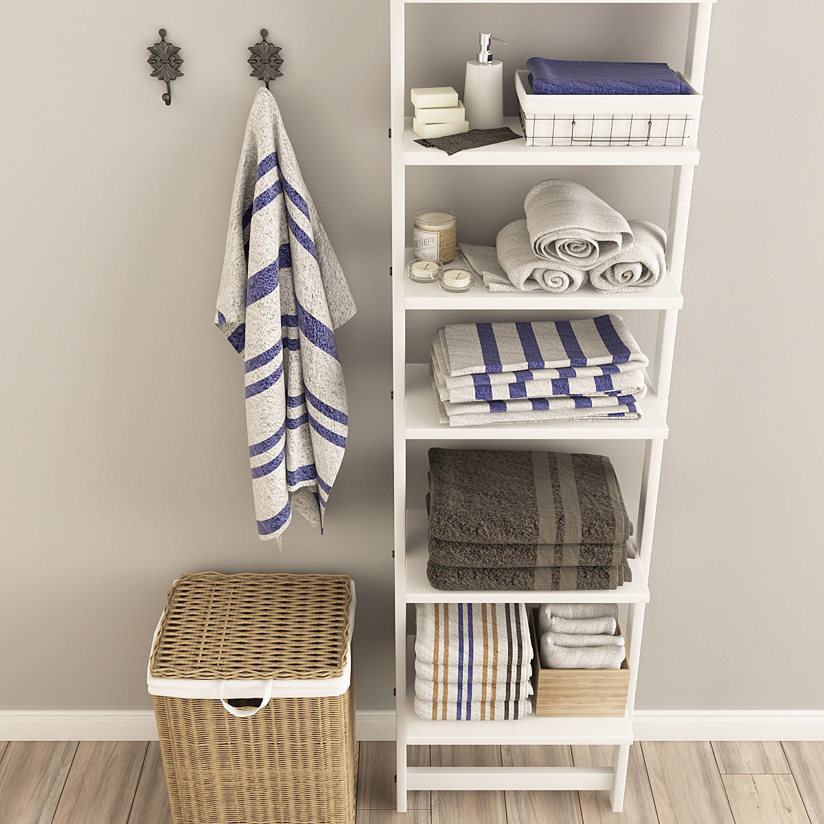 Decor for Bathrooms 2 3D model_8