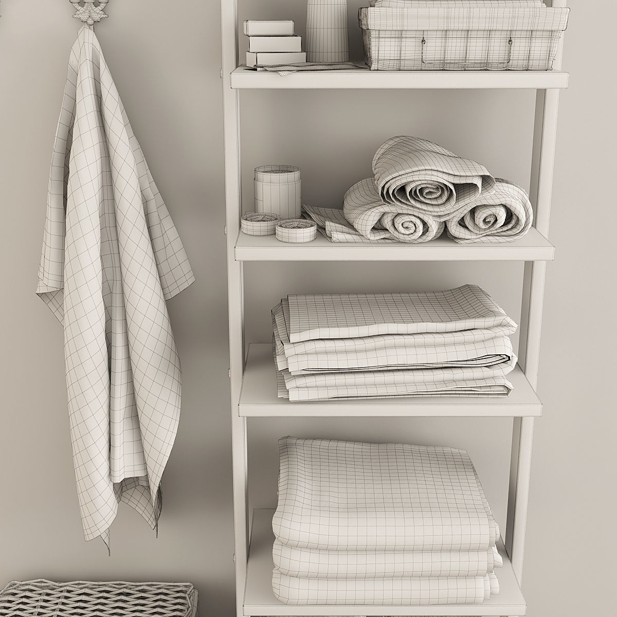 Decor for Bathrooms 2 3D model_7