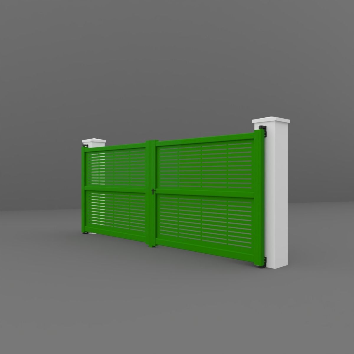 Outdoor Gate 3D model_2