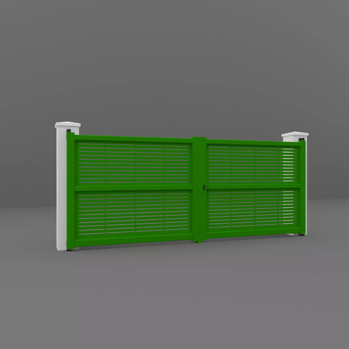 Outdoor Gate 3D model_0