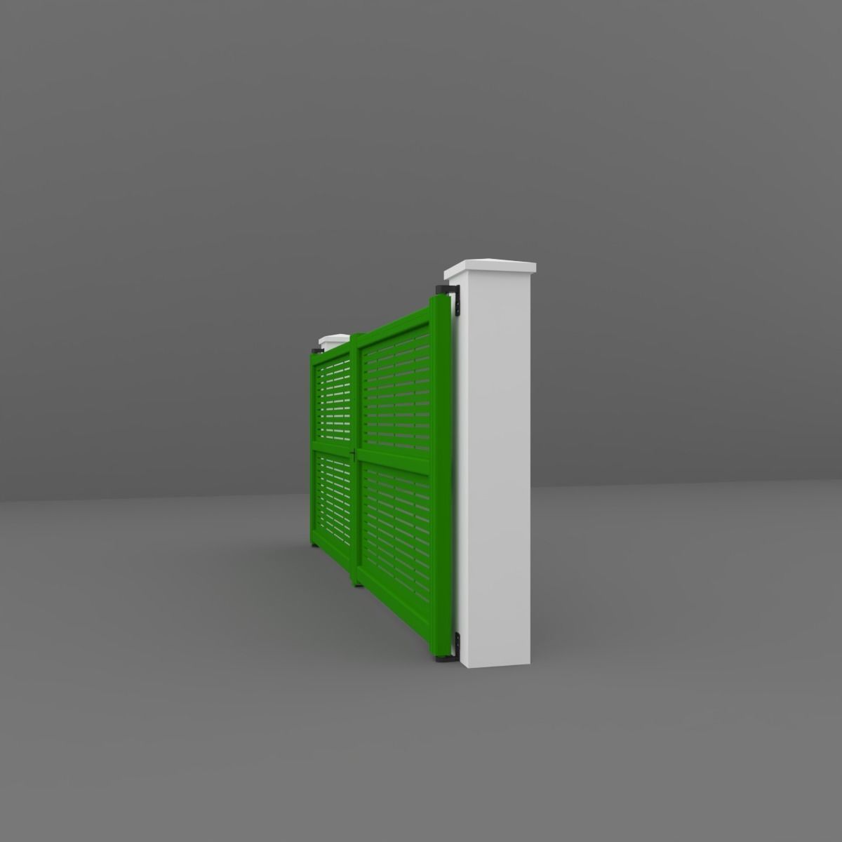 Outdoor Gate 3D model_3